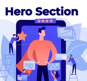 hero section