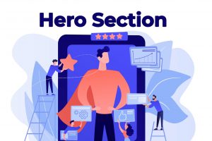 hero section