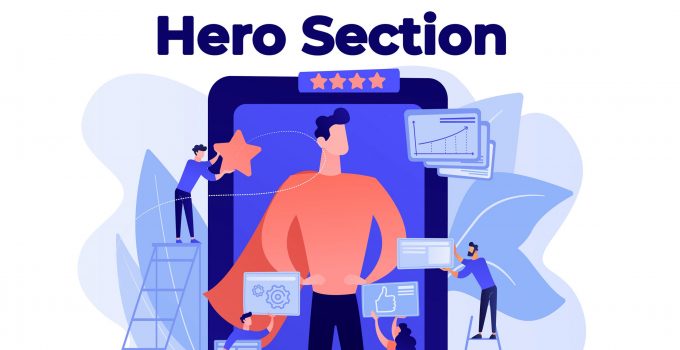 hero section